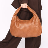 Bottega Veneta Small Intrecciato Hobo Cognac
