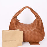 Bottega Veneta Small Intrecciato Hobo Cognac