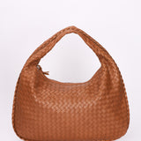 Bottega Veneta Small Intrecciato Hobo Cognac