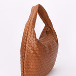 Bottega Veneta Small Intrecciato Hobo Cognac