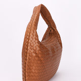Bottega Veneta Small Intrecciato Hobo Cognac