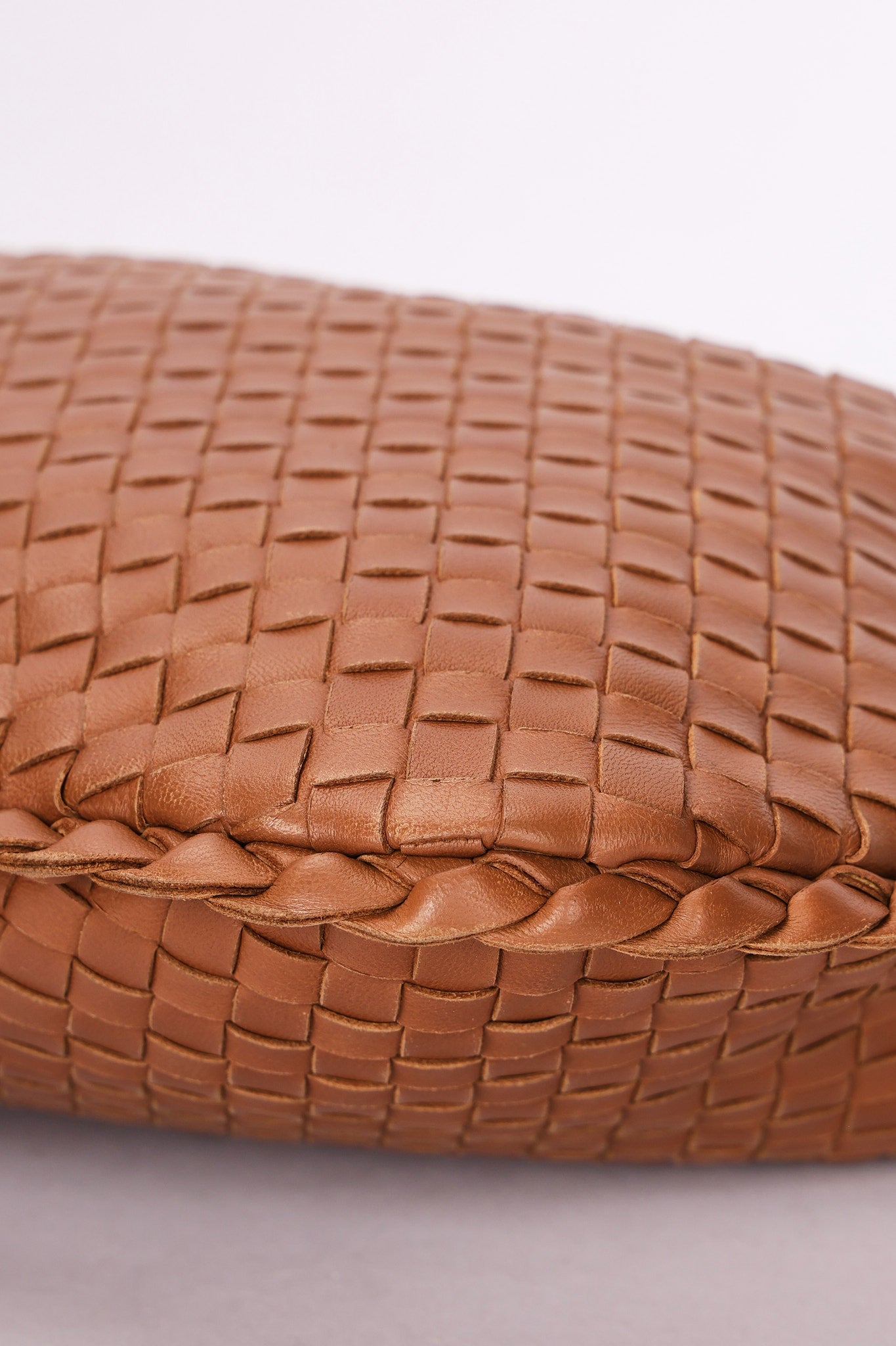 Bottega Veneta Small Intrecciato Hobo Cognac