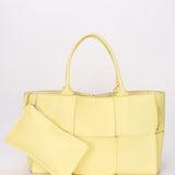 Bottega Veneta Intrecciato Arco Tote Yellow