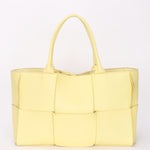 Bottega Veneta Intrecciato Arco Tote Yellow