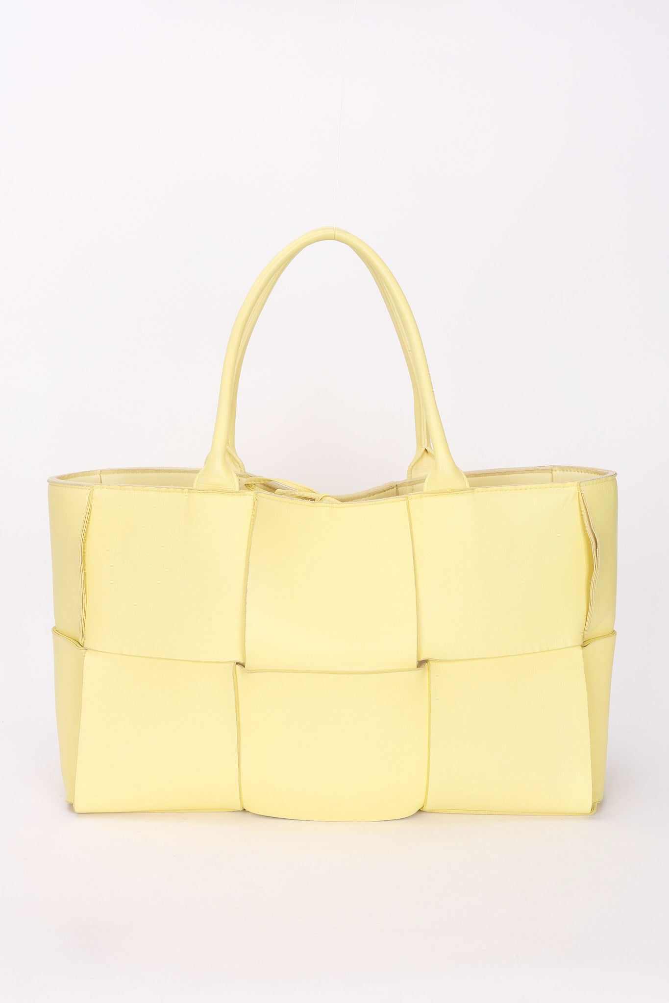 Bottega Veneta Intrecciato Arco Tote Yellow