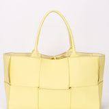 Bottega Veneta Intrecciato Arco Tote Yellow