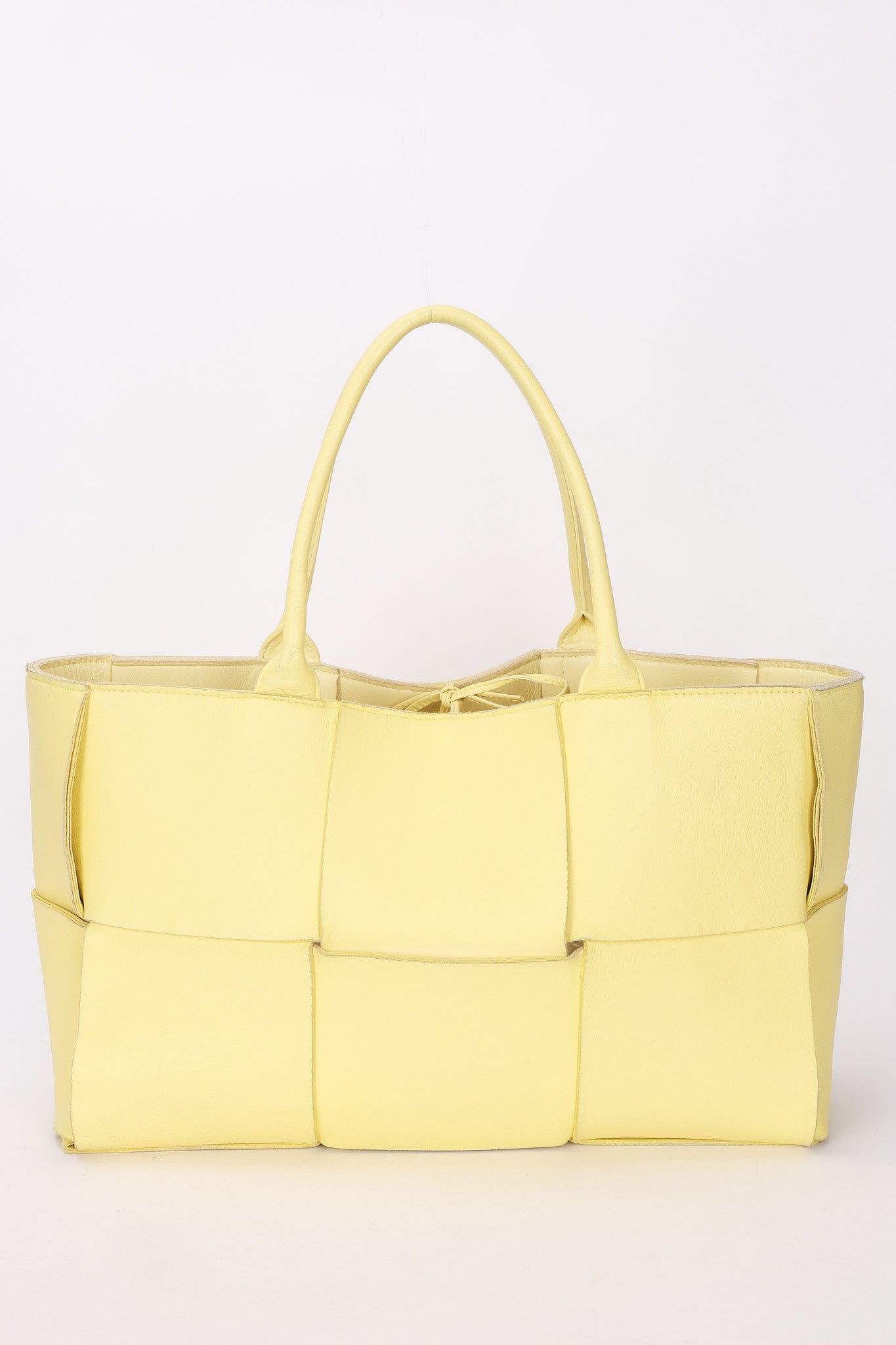 Bottega Veneta Intrecciato Arco Tote Yellow