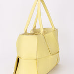 Bottega Veneta Intrecciato Arco Tote Yellow