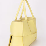 Bottega Veneta Intrecciato Arco Tote Yellow