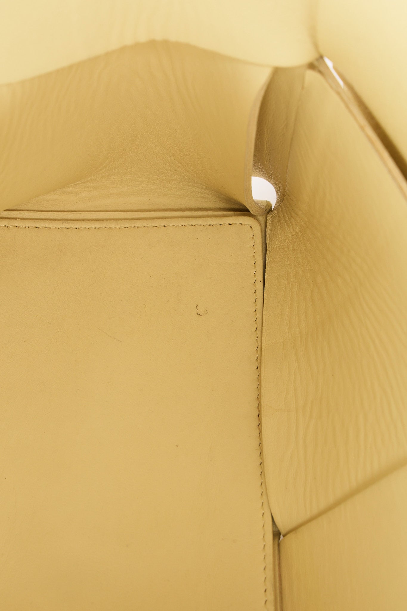 Bottega Veneta Intrecciato Arco Tote Yellow
