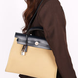 Hermès Herbag Zip 31 (color) Toile & (color) leather PHW