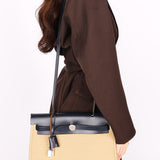 Hermès Herbag Zip 31 (color) Toile & (color) leather PHW