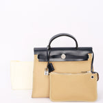 Hermès Herbag Zip 31 (color) Toile & (color) leather PHW