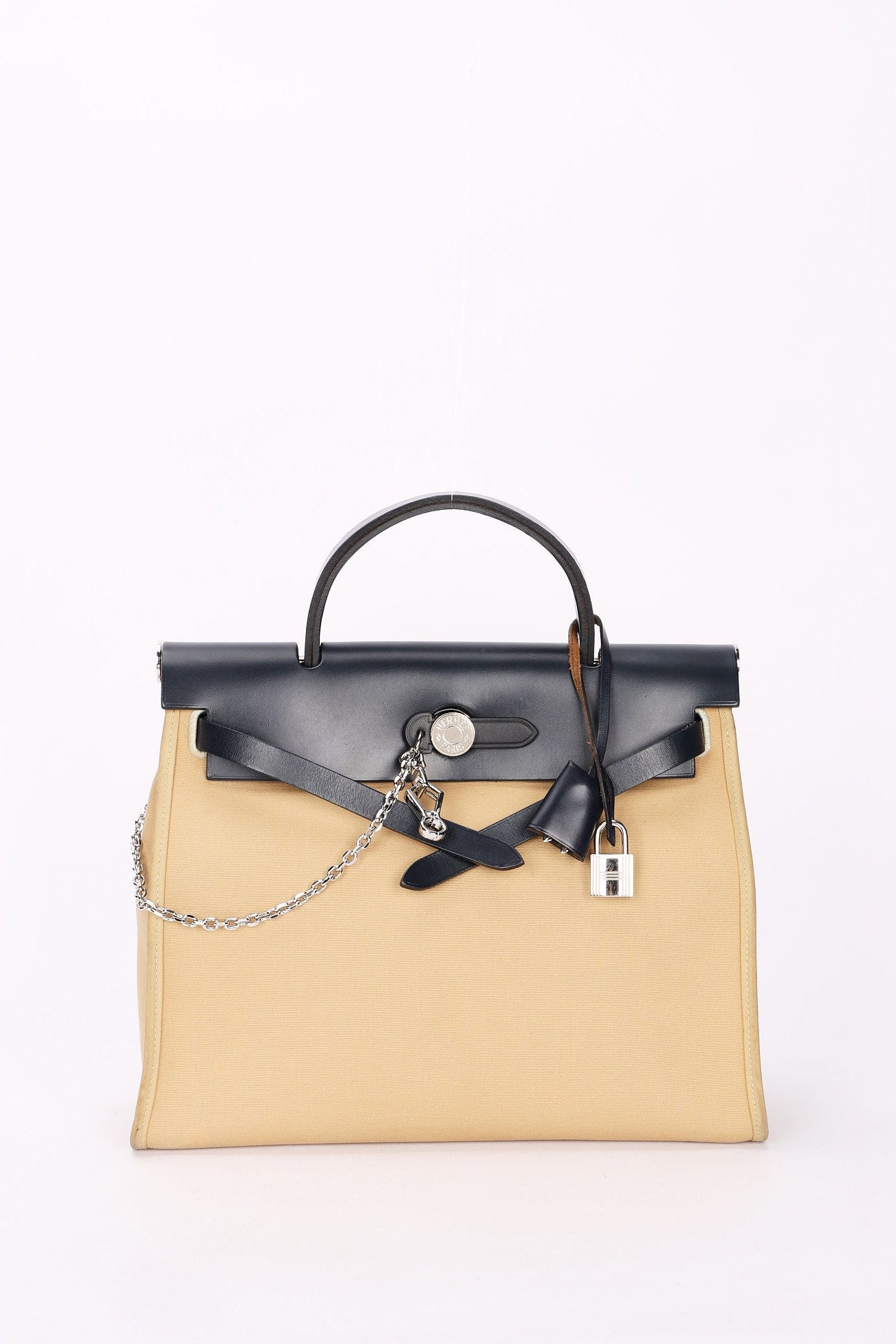 Hermès Herbag Zip 31 (color) Toile & (color) leather PHW