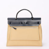 Hermès Herbag Zip 31 (color) Toile & (color) leather PHW