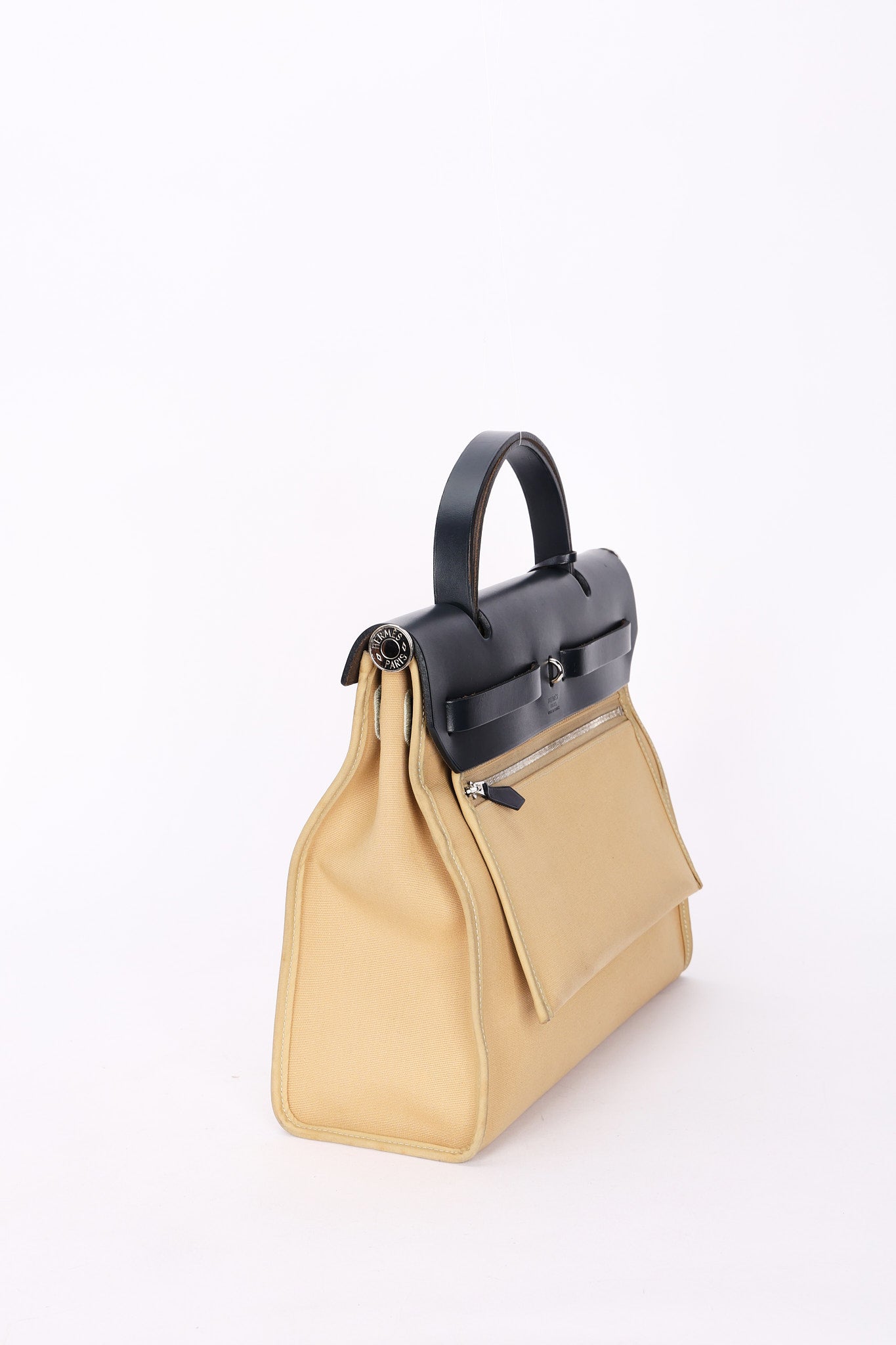 Hermès Herbag Zip 31 (color) Toile & (color) leather PHW