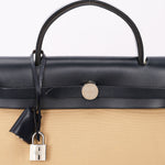 Hermès Herbag Zip 31 (color) Toile & (color) leather PHW