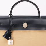 Hermès Herbag Zip 31 (color) Toile & (color) leather PHW