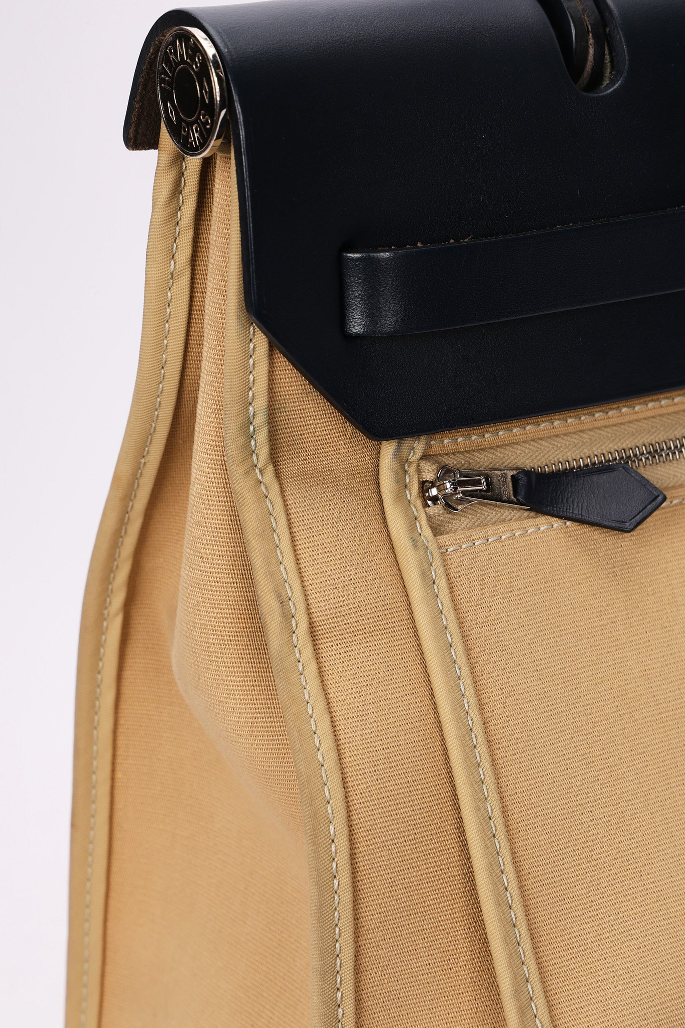Hermès Herbag Zip 31 (color) Toile & (color) leather PHW