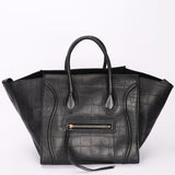 Celine Crocodile Embossed Phantom Luggage Tote