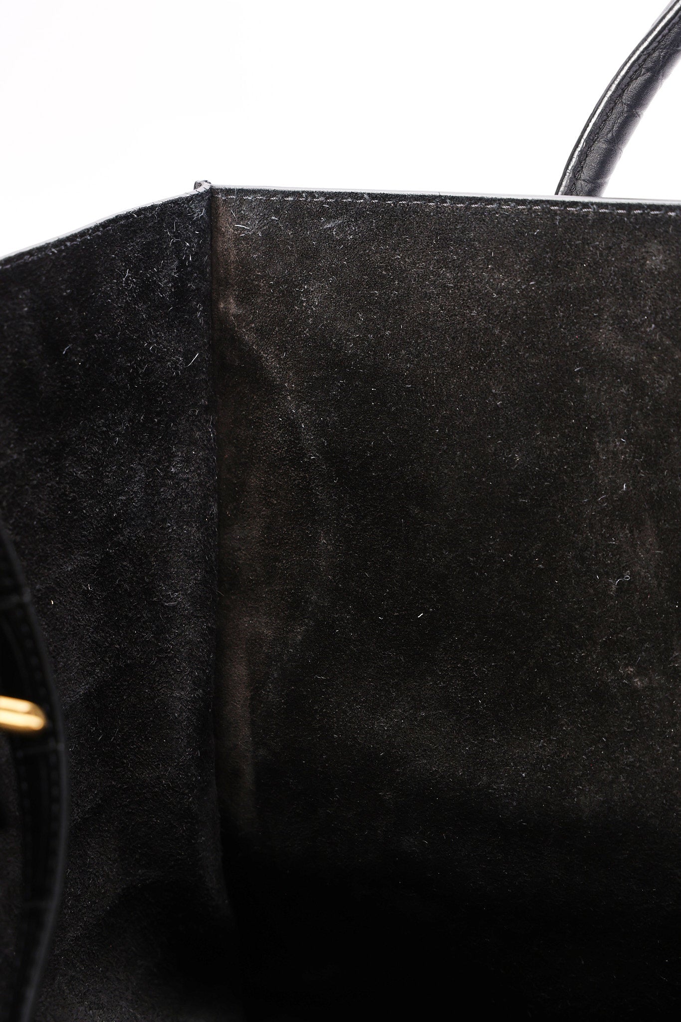 Celine Crocodile Embossed Phantom Luggage Tote