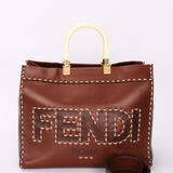 Fendi Stitched Sunshine Shopper Tote