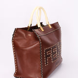Fendi Stitched Sunshine Shopper Tote