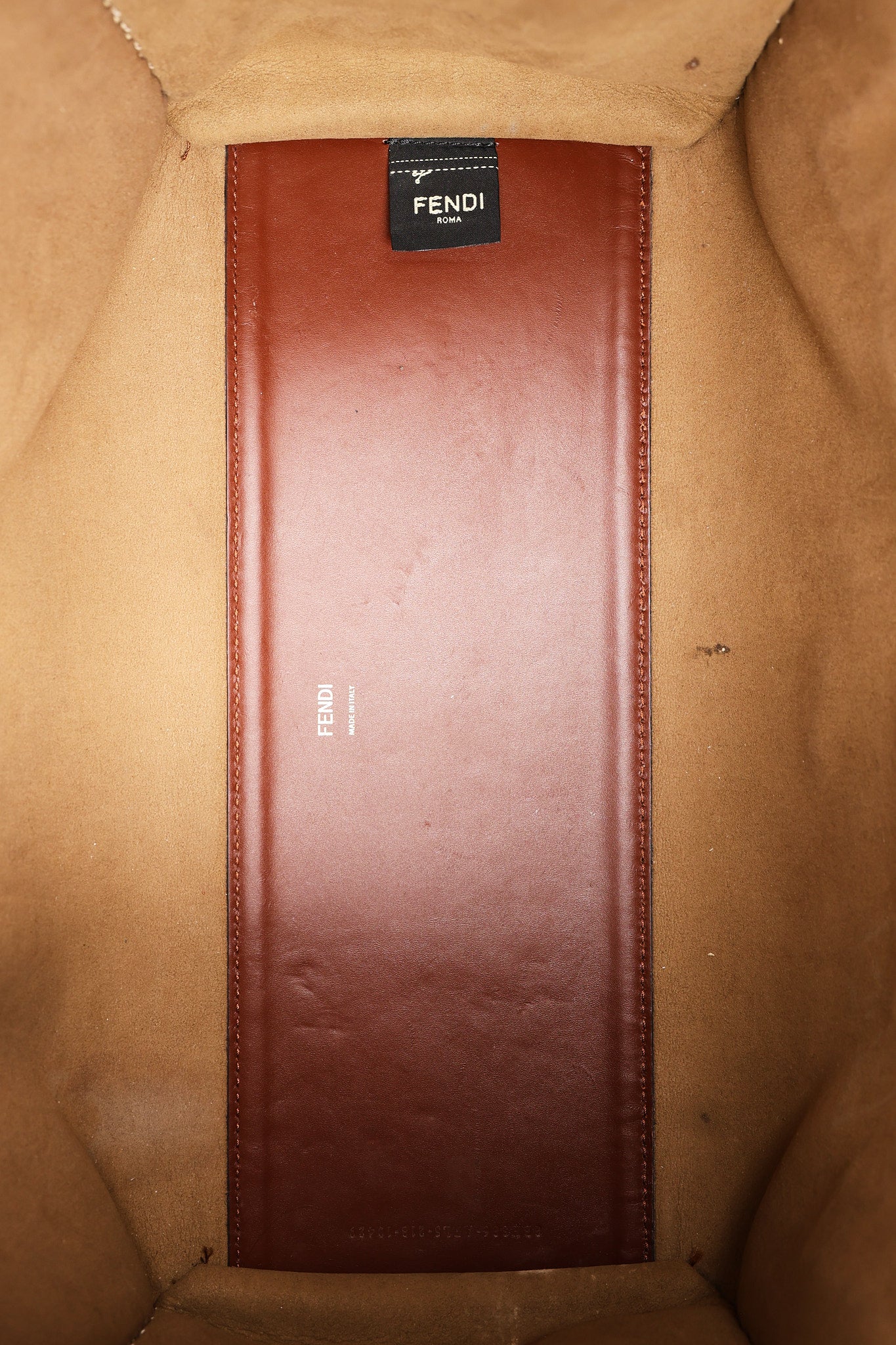 Fendi Stitched Sunshine Shopper Tote