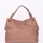 Bottega Veneta Intrecciato Garda Tote Taupe