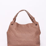 Bottega Veneta Intrecciato Garda Tote Taupe