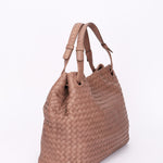Bottega Veneta Intrecciato Garda Tote Taupe