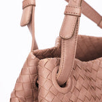 Bottega Veneta Intrecciato Garda Tote Taupe