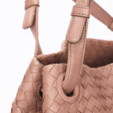 Bottega Veneta Intrecciato Garda Tote Taupe