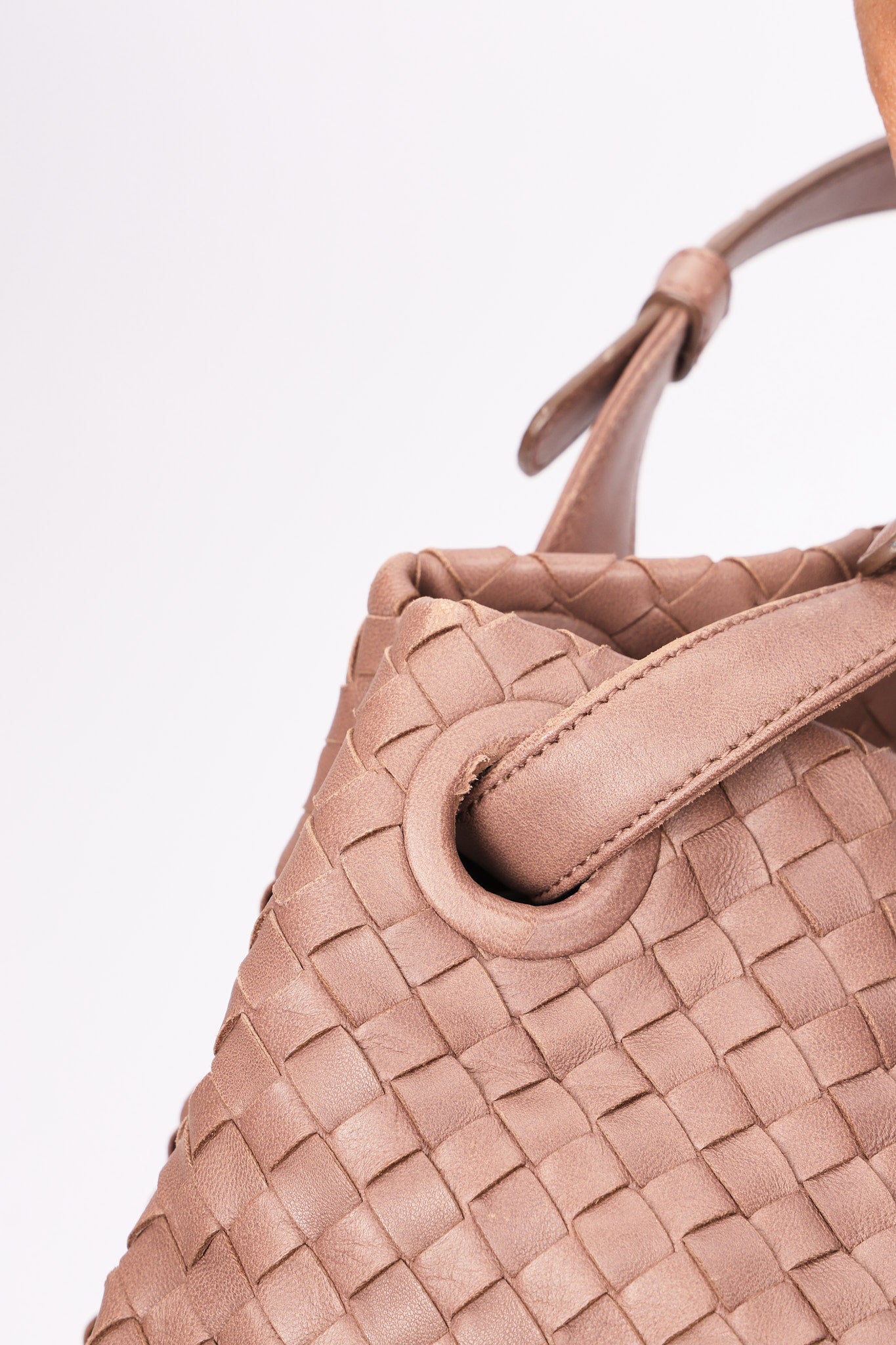 Bottega Veneta Intrecciato Garda Tote Taupe