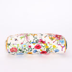 Gucci Flora Bamboo Silk Satin Clutch