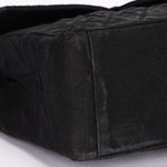 Chanel XL CC Maxi Single Flap Black Denim 24K GP