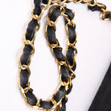 Chanel XL CC Maxi Single Flap Black Denim 24K GP