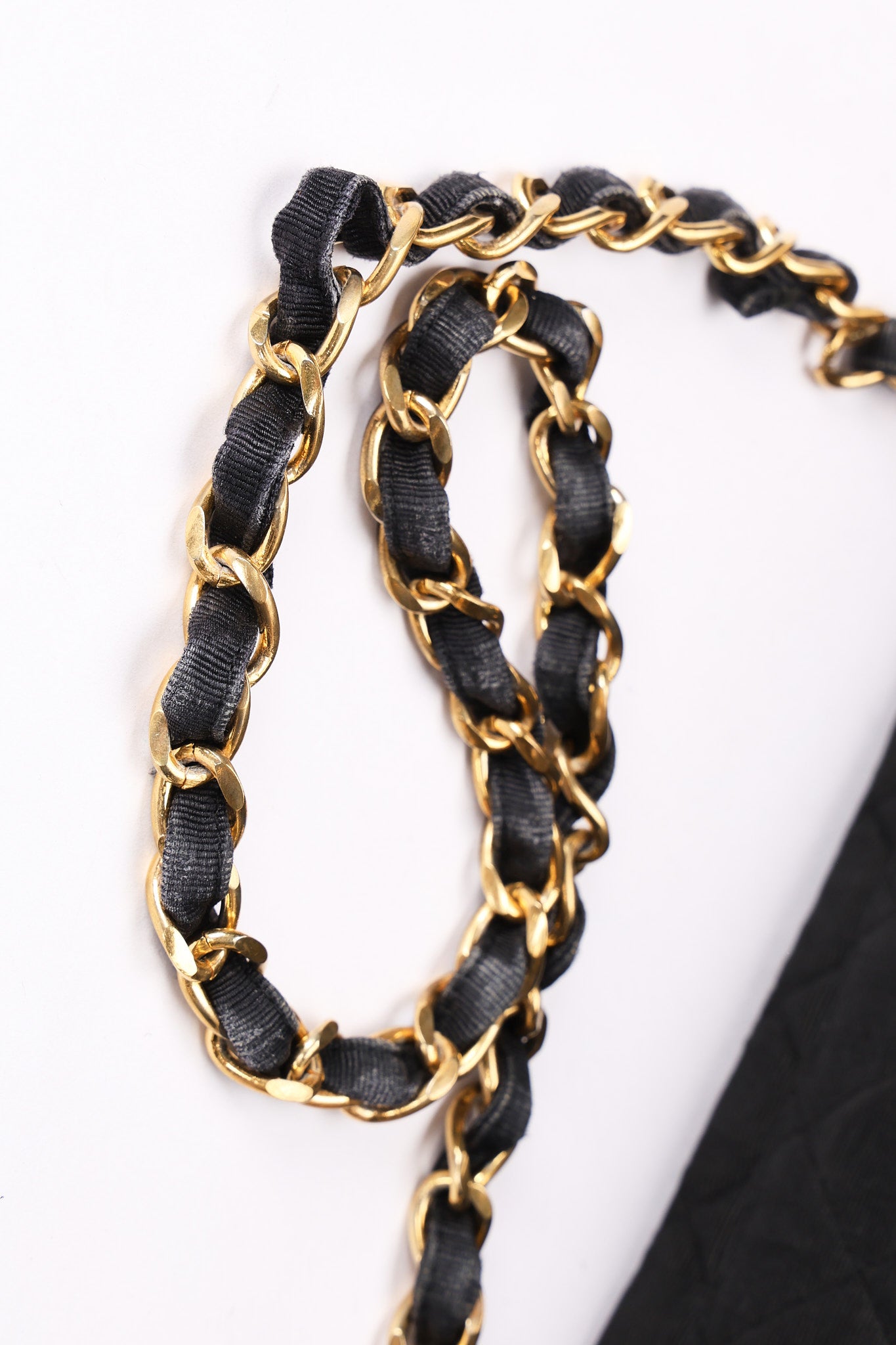 Chanel XL CC Maxi Single Flap Black Denim 24K GP