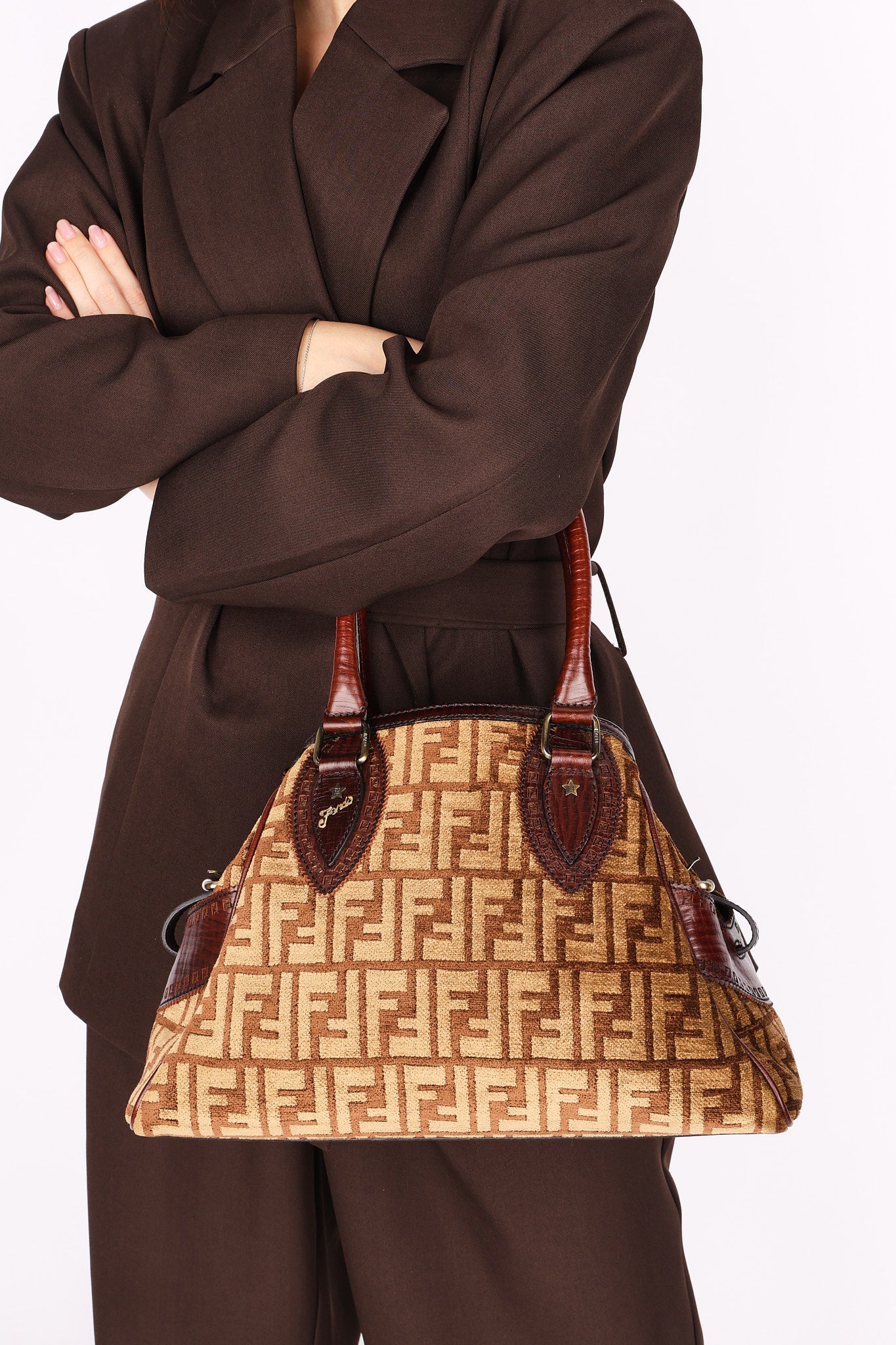 Fendi Zucca Du Jour Bag