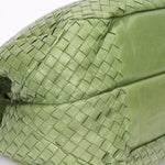 Bottega Veneta Intrecciato Shoulder Bag Green
