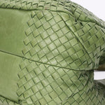 Bottega Veneta Intrecciato Shoulder Bag Green