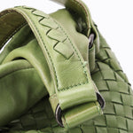 Bottega Veneta Intrecciato Shoulder Bag Green