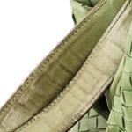 Bottega Veneta Intrecciato Shoulder Bag Green