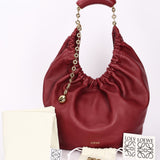 Loewe Medium Squeeze Bag Wine