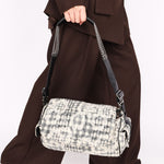 Chanel Tweed Camellia Bowler Bag DSHW