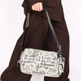 Chanel Tweed Camellia Bowler Bag DSHW