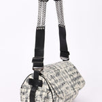 Chanel Tweed Camellia Bowler Bag DSHW