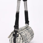 Chanel Tweed Camellia Bowler Bag DSHW