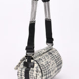 Chanel Tweed Camellia Bowler Bag DSHW