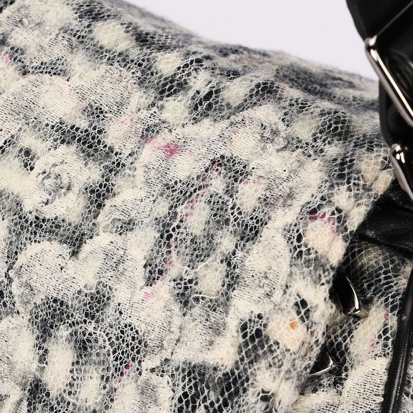Chanel Tweed Camellia Bowler Bag DSHW